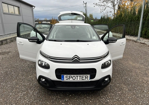 Citroen C3 cena 39900 przebieg: 133000, rok produkcji 2019 z Mława małe 277